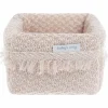Hot Panier de toilette Happiness Vieux rose-Ecru (18 x 18 cm) Panier De Toilette