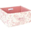 New Panier de toilette Toile de Jouy (25 x 25 cm) Panier De Toilette