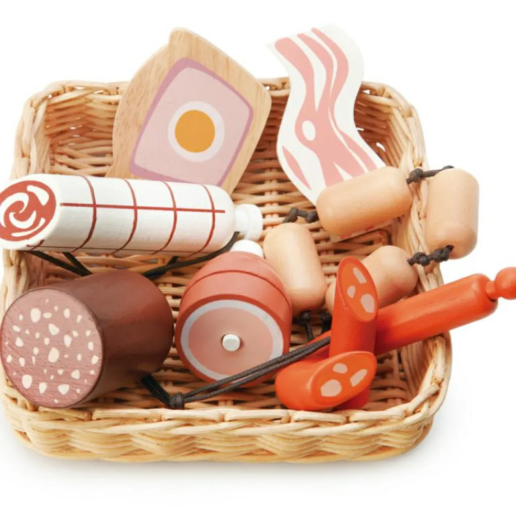 Online Panier du marché Charcuterie Dînette Et Aliments Factices