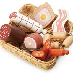 Online Panier du marché Charcuterie Dînette Et Aliments Factices