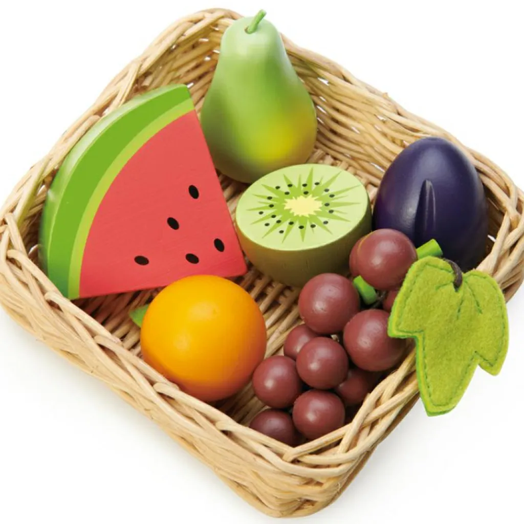 New Panier du marché Fruits Dînette Et Aliments Factices