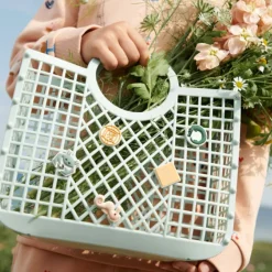 Panier enfant Samantha avec accessoires Light Peppermint Jouet De Plage / Piscine