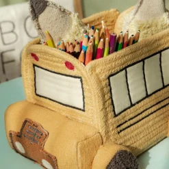 Outlet Panier Mini School Bus Panier De Rangement