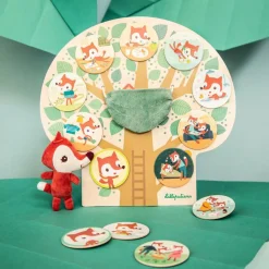 Lilliputiens Panneau d'activités Alice Arbre je raconte ma journée