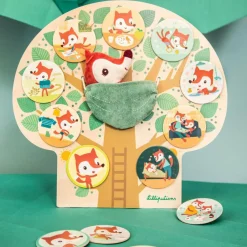 Lilliputiens Panneau d'activités Alice Arbre je raconte ma journée