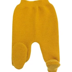 Trois Kilos Sept Pantalon en maille Moutarde (0-1 mois)