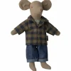 Clearance Papa souris Marron léger Figurines De Jeu