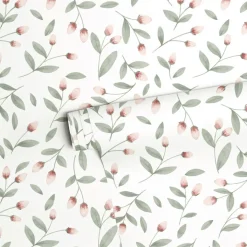 New Papier peint Boutons de fleurs (50 cm x 10 m) Papier Peint