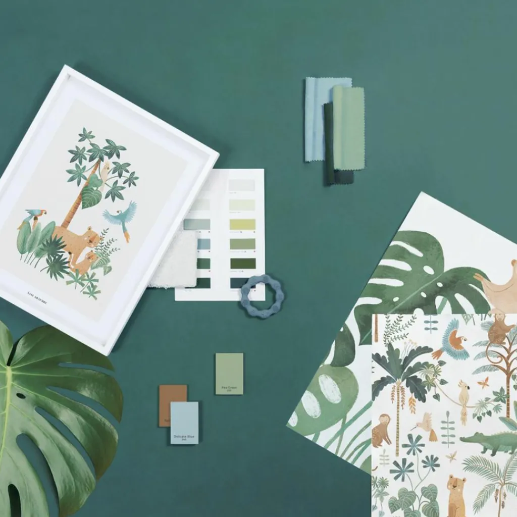 Clearance Papier peint décor XL Aventure dans la jungle Papier Peint