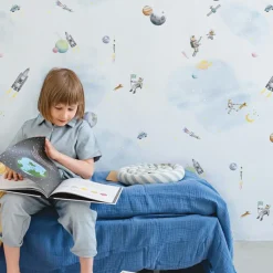 Outlet Papier peint Espace (10 mètres) Papier Peint