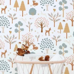 Discount Papier peint faon Forest Living (50 cm x 10 m) Papier Peint