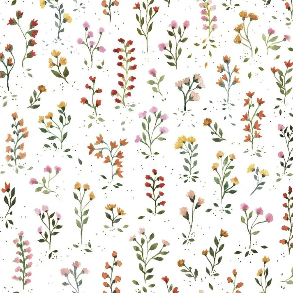 Lilipinso Papier peint fleurs Queyran (50 cm x 10 m)