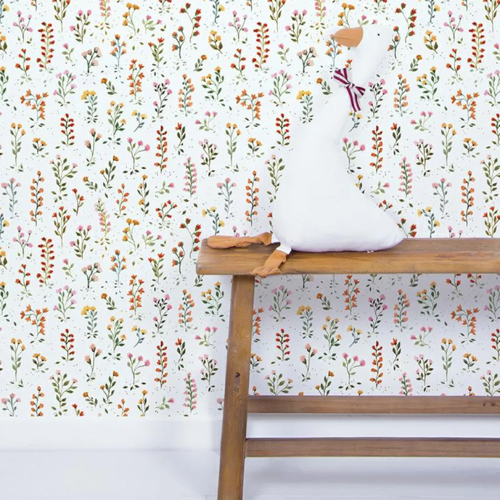 Lilipinso Papier peint fleurs Queyran (50 cm x 10 m)