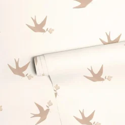 Papier peint Les hirondelles (50 cm x 10 m) Papier Peint