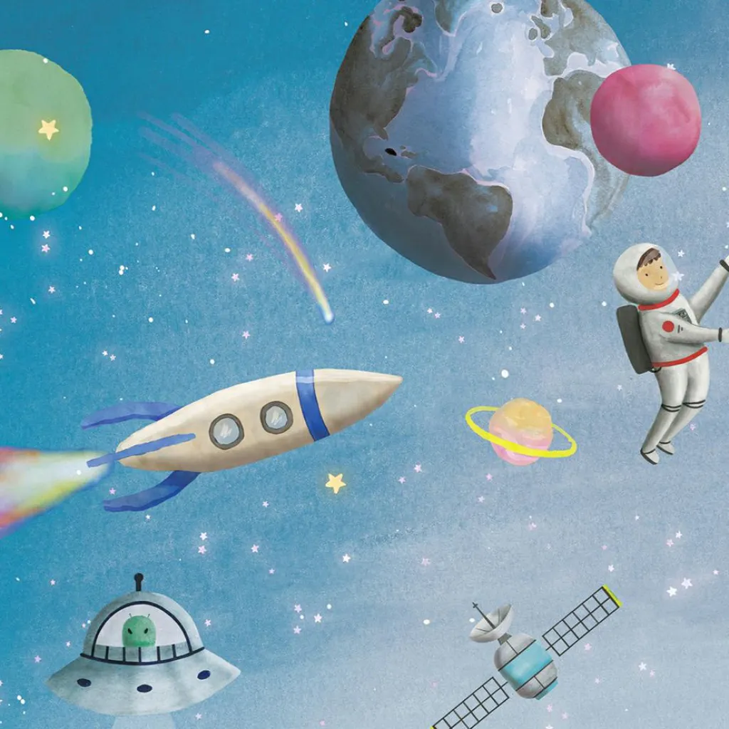 Outlet Papier Peint Panorama Espace L (250 x 200 cm) Papier Peint