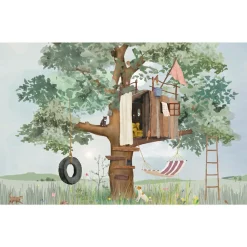 Mimi'lou Papier Peint Panorama Ma cabane XL (250 x 400 cm)