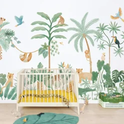 Clearance Papier peint panoramique Aventure dans la jungle Papier Peint