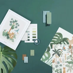 Clearance Papier peint panoramique Aventure dans la jungle Papier Peint