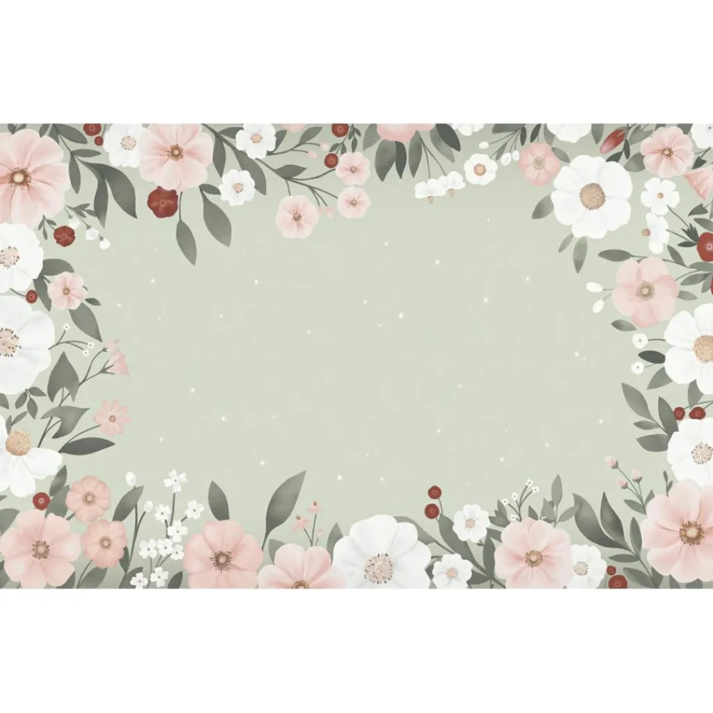 Hot Papier peint panoramique Harmonie florale Papier Peint