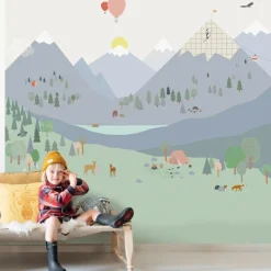 Clearance Papier peint panoramique Montagne (250 x 200 cm) Papier Peint