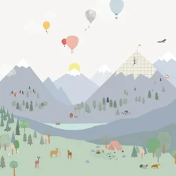 Clearance Papier peint panoramique Montagne (250 x 200 cm) Papier Peint