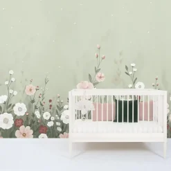 Lilipinso Papier peint panoramique jardin fleuri