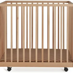 Hot Parc Mori avec roulettes Naturel (95 x 75 cm) Parc Bébé Et Accessoires