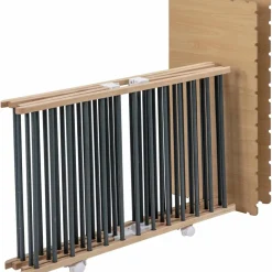 Hot Parc pliant carré Gaby avec plancher réglable et roulettes Hybride kaki Parc Bébé Et Accessoires