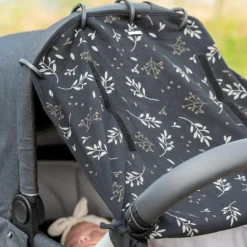 Online Pare-soleil universel Romantic Leaves Noir Pare-Soleil Et Ombrelle