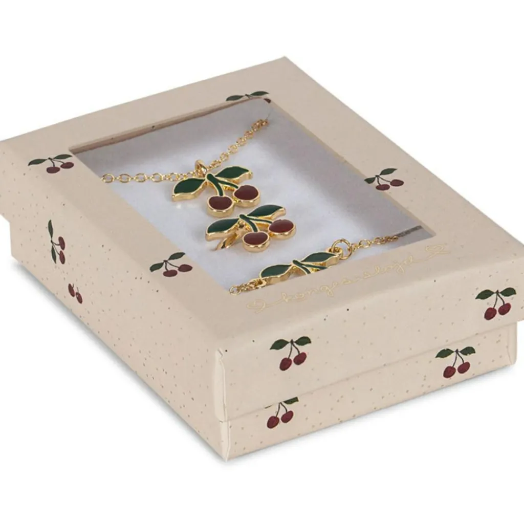 Konges Slojd Parure de bijoux fantaisie Cherry