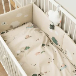 Hot Parure de lit junior Tiny farm Sable (100 x 140 cm) Parure De Lit Bébé