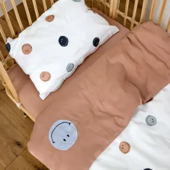 Online Parure de lit réversible Smile (100 x 140 cm) Parure De Lit Bébé