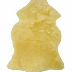 Peau d'agneau naturelle (80-90 cm) Tapis