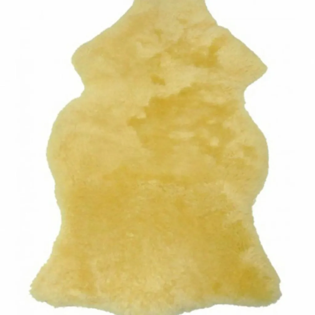 Peau d'agneau naturelle (80-90 cm) Tapis