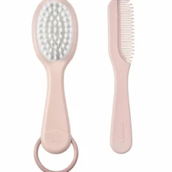 Hot Peigne et brosse bébé Old Pink Peigne Et Brosse
