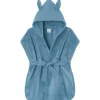 BB & Co Peignoir de bain soft bambou pierre bleue (0-2 ans)