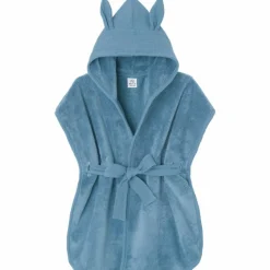 BB & Co Peignoir de bain soft bambou pierre bleue (0-2 ans)