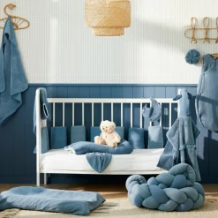 BB & Co Peignoir de bain soft bambou pierre bleue (0-2 ans)