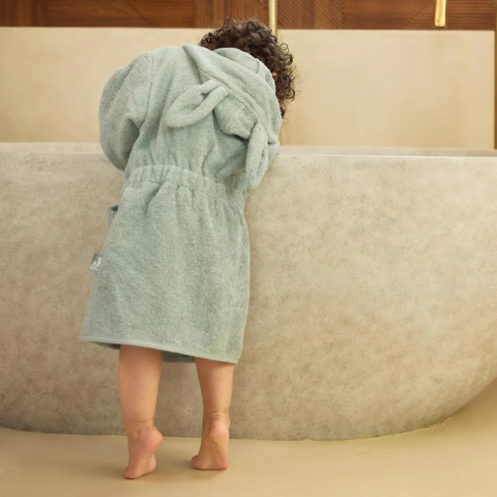 Best Peignoir en éponge Sea Green (1-2 ans) Peignoir