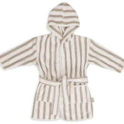 Jollein Peignoir en éponge Stripe Olive Green (3-4 ans)