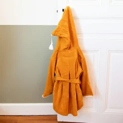 Clearance Peignoir lion safran personnalisable (2-4 ans) Peignoir