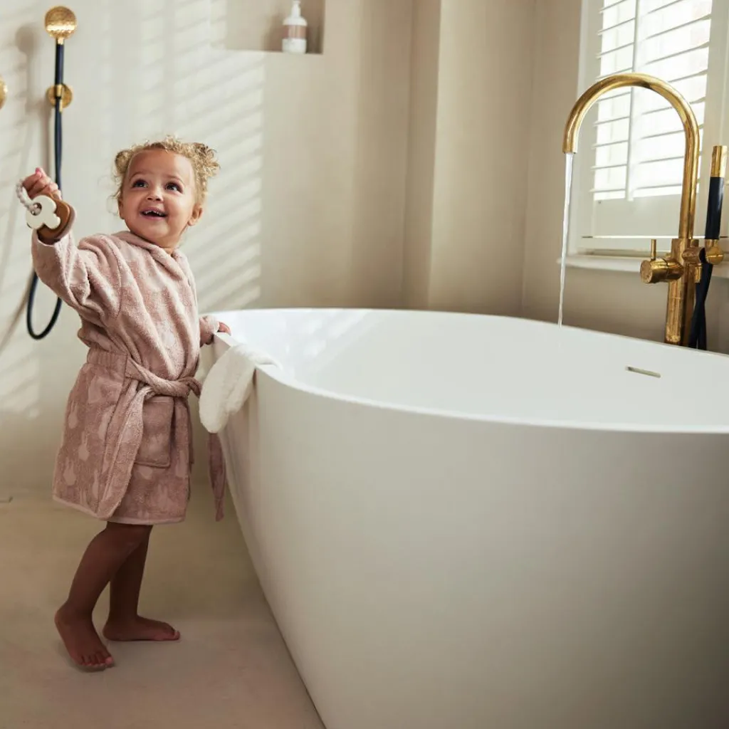 Jollein Peignoir Miffy Jacquard Wild Rose (1-2 ans)