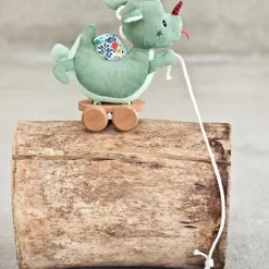 Peluche à tirer Joe le dragon Jouet À Tirer / Pousser