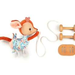 Lilliputiens Peluche à tirer Stella le faon