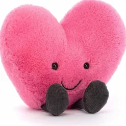 Best Peluche Amuseable Cœur Rose (17 cm) Petite Peluche (< 20 Cm)