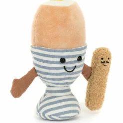 Jellycat Peluche Amuseable Eggetha l'Oeuf à la coque (16 cm)
