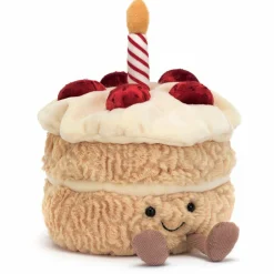 Jellycat Peluche Amuseable Gâteau d'anniversaire (16 cm)