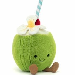 Jellycat Peluche Amuseable Noix de Coco Aruba (15 cm)