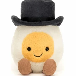 Sale Peluche Amuseable Oeuf à la coque Marié (15 cm) Petite Peluche (< 20 Cm)