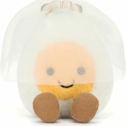 New Peluche Amuseable Oeuf à la coque Mariée (14 cm) Petite Peluche (< 20 Cm)